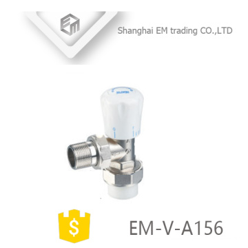 EM-V-A156 Heizkörper Messing Handsteuerventil vertikal Messing Temperaturregelventil